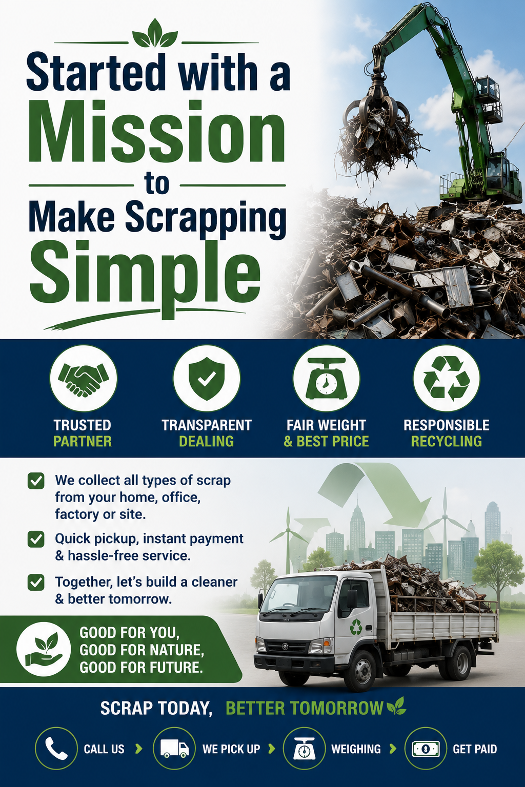 GreenScrap team at work Delhi